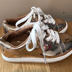 Cat & Jack Rose Gold Tennis Shoes